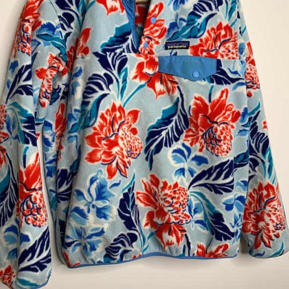 Patagonia Synchilla Snap-T Fleece Pullover Hawaiian Manoa Dusk Blue Small Rare - Picture 3 of 16